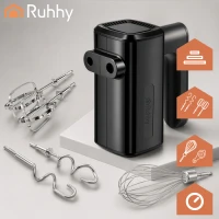 Ruhhy 27827 Ručný mixér 800 W, 5 rýchlostí, Turbo, čierny