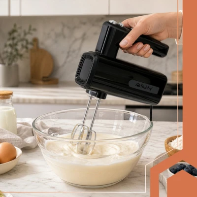 Ruhhy 27827 Ručný mixér 800 W, 5 rýchlostí, Turbo, čierny