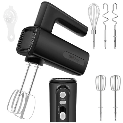 Ruhhy 27827 Ručný mixér 800 W, 5 rýchlostí, Turbo, čierny