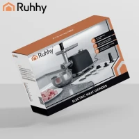 Ruhhy 27828 Elektrický mlýnek na maso 2400 W, 3 nerezová síta, černý