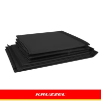 Kruzzel 28122 Skladací box na hračky s vekom XXL, 132 l, čierny