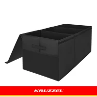 Kruzzel 28122 Skladací box na hračky s vekom XXL, 132 l, čierny