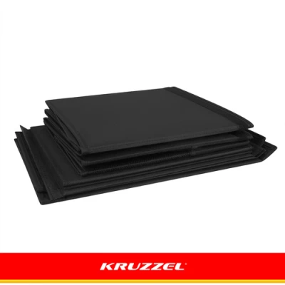 Kruzzel 28122 Skladací box na hračky s vekom XXL, 132 l, čierny