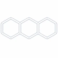 RealG RC-K-2076 LED Hexagon panel osvětlení 125W, 6500K, 247×98 cm