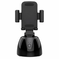RealG RC-K-2544 Inteligentní otočný držák na telefon 360° se sledováním pohybu, černý