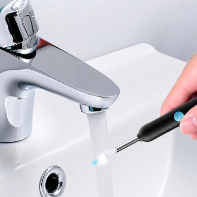 RealG RC-K-2552 Otoskop s HD kamerou 1080P WiFi , čistič uší s LED, USB-C