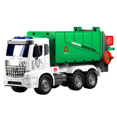 RealG RC-K-2826 Velké dětské popelářské auto 60 cm, 1:10, světlo a zvuk, zvedání popelnic