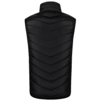RealG RC-K-2017 Vyhřívaná vesta USB unisex vel. L, 3 teploty, 4 topné zóny, černá