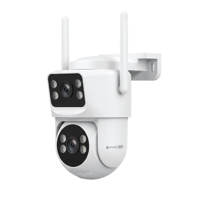 Kruger&Matz KM2217 Venkovní Wi-Fi kamera Connect C120, 8 Mpx, Tuya, IP66, bílá