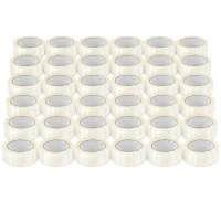 RealG Lepicí páska PP, akryl, šíře 48 mm, návin 90 m, transparentní, 36 ks
