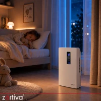 Zortiva 28266 Odvlhčovač vzduchu 2 v 1, 90 W, 1800 ml, dálkové ovládání, bílý