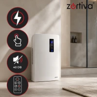 Zortiva 28266 Odvlhčovač vzduchu 2 v 1, 90 W, 1800 ml, dálkové ovládání, bílý