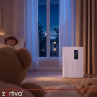 Zortiva 28266 Odvlhčovač vzduchu 2 v 1, 90 W, 1800 ml, dálkové ovládání, bílý