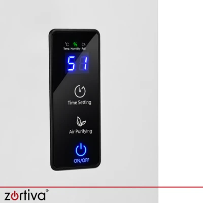 Zortiva 28266 Odvlhčovač vzduchu 2 v 1, 90 W, 1800 ml, dálkové ovládání, bílý