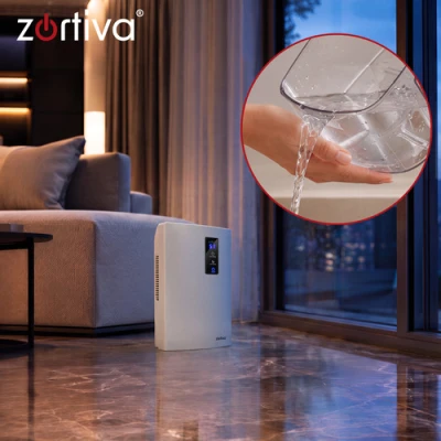 Zortiva 28266 Odvlhčovač vzduchu 2 v 1, 90 W, 1800 ml, dálkové ovládání, bílý