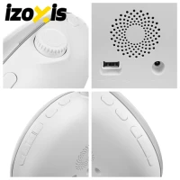 Izoxis 27784 Svetelný budík so simuláciou východu slnka, s FM rádiom, biely