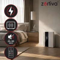 Zortiva 28275 Odvlhčovač vzduchu 90 W, 2000 ml, dálkové ovládání, bílý