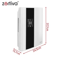 Zortiva 28275 Odvlhčovač vzduchu 90 W, 2000 ml, dálkové ovládání, bílý