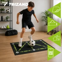 Trizand 27726 Fotbalová tréninková podložka 60 x 90 cm, černo-zelená