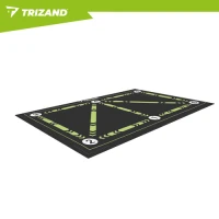 Trizand 27726 Fotbalová tréninková podložka 60 x 90 cm, černo-zelená