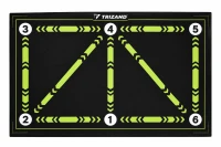 Trizand 27726 Fotbalová tréninková podložka 60 x 90 cm, černo-zelená