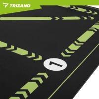 Trizand 27726 Fotbalová tréninková podložka 60 x 90 cm, černo-zelená
