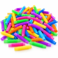 Kruzzel 19741 Stavebná sada natahovacích trubičiek proti stresu 16,5 - 51 cm, 100 ks
