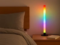 Verk 12385 Dekoratívna LED lampa RGB s diaľkovým ovládaním, 40 cm, čierna