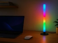 Verk 12385 Dekoratívna LED lampa RGB s diaľkovým ovládaním, 40 cm, čierna