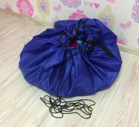 Kruzzel Hrací deka, vak na hračky 2v1 150 cm modrá