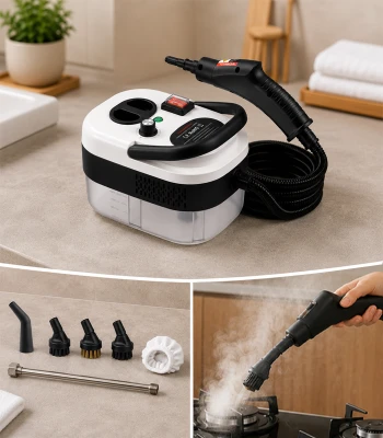 GORDON G1336 Parní čistič 2500 W bílo‑černý