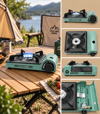 GORDON G1517 Turistický plynový vařič 3500 W s přepravním kufrem