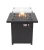 GORDON G1541 Terasový plynový ohřívač s efektem plamene, 13 kW, černý