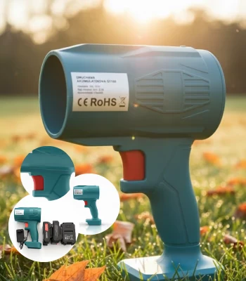GORDON G1169 Akumulátorový fukar 300 W - modrý, kompaktní, zahradní, bezdrátový