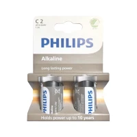 Philips BAT0677 Alkalická batéria LR14 1,5 V, 2 ks