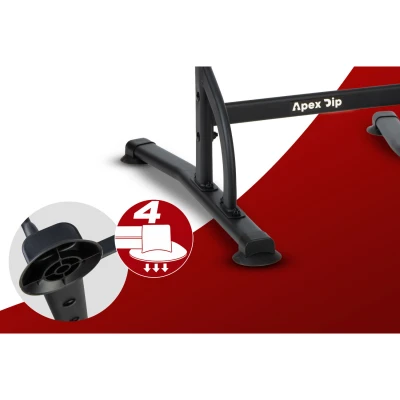 Neo-Sport 130300 Samostatne stojaca multifunkčná hrazda Apex Dip, nosnosť 100 kg