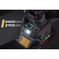 Humberg HM-442 Akumulátorový rázový utahovák 21 V, 850 Nm, 4 Ah, sada v kufru