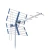Rebel ANT0711 Vonkajšia smerová anténa DVB-T/T2 VHF/UHF, TT W19 Silver COMBO 5G Protected
