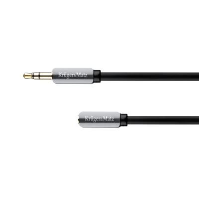 Kruger&Matz KM0315 Kábel 3,5 mm jack M-F 1 m stereo