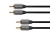 Kruger&Matz KM0303 Audio kábel 2x RCA - 2x RCA, 0,5 m