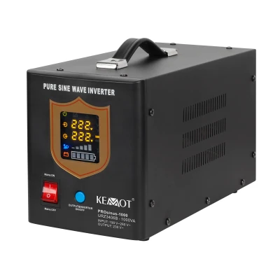 Kemot URZ3406B PROsinus-1000 záložní zdroj s čistým sinusem 12V/230V 1000VA/700W - černý