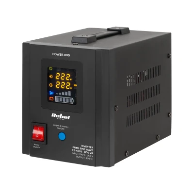 Rebel RB-4002 POWER-800 záložní zdroj 12V/230V 800VA/500W