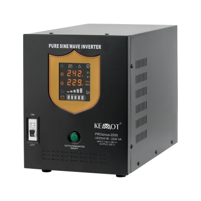 Kemot URZ3431B PROsinus-2200 záložní zdroj 12V/230V 1600W, čistá sinusovka, nabíjení - černý