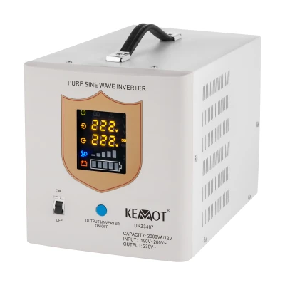 Kemot URZ3407 Záložní zdroj PROsinus-1200 12V/230V, čistý sinus, 1200 W