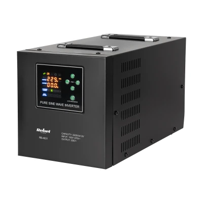 Rebel RB-4031 POWER-2200-LFP4 - měnič s čistou sinusoidou a nabíjením 12 V/230 V 2200 VA/1600 W