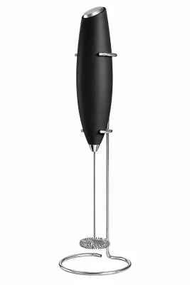 Verk 07347 Elektrický napěňovač mléka se stojánkem 24 cm, černý