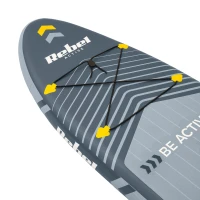 Rebel RBA-4513 Paddleboard SUP s plachtou, windsurfing, příslušenství, 305 cm, 120 kg, šedý, bazar