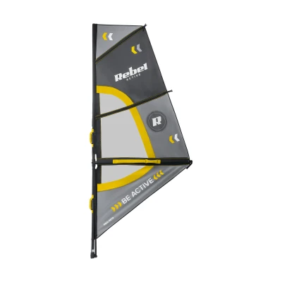 Rebel RBA-4513 Paddleboard SUP s plachtou, windsurfing, příslušenství, 305 cm, 120 kg, šedý, bazar