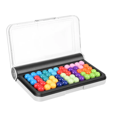 Kruzzel 27976 Logická hra Puzzle s farebnými blokmi a hracou doskou