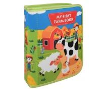 Kruzzel 28006 Senzorická manipulační knížka Montessori, Farma
